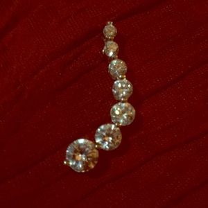 Sterling silver CZ pendant